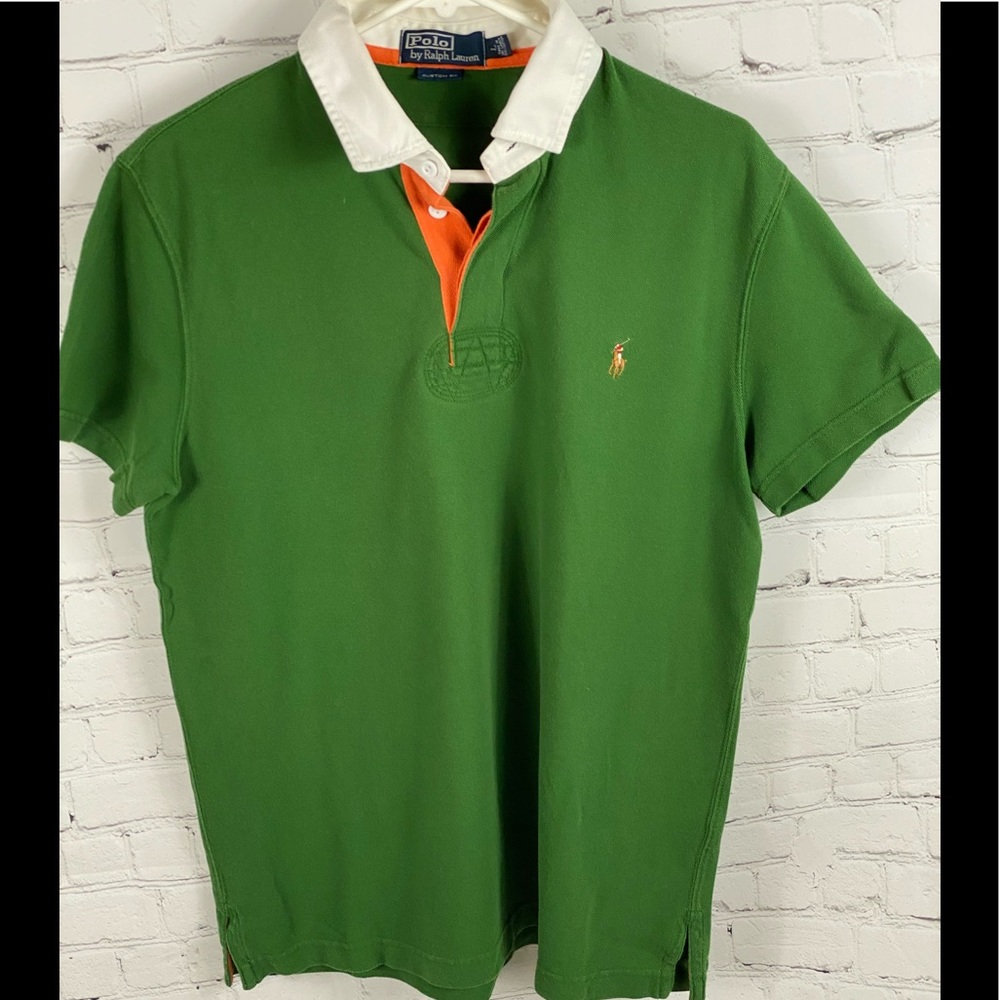Polo Ralph Lauren Custom Fit Short Sleeve Polo Shirt. Size Large